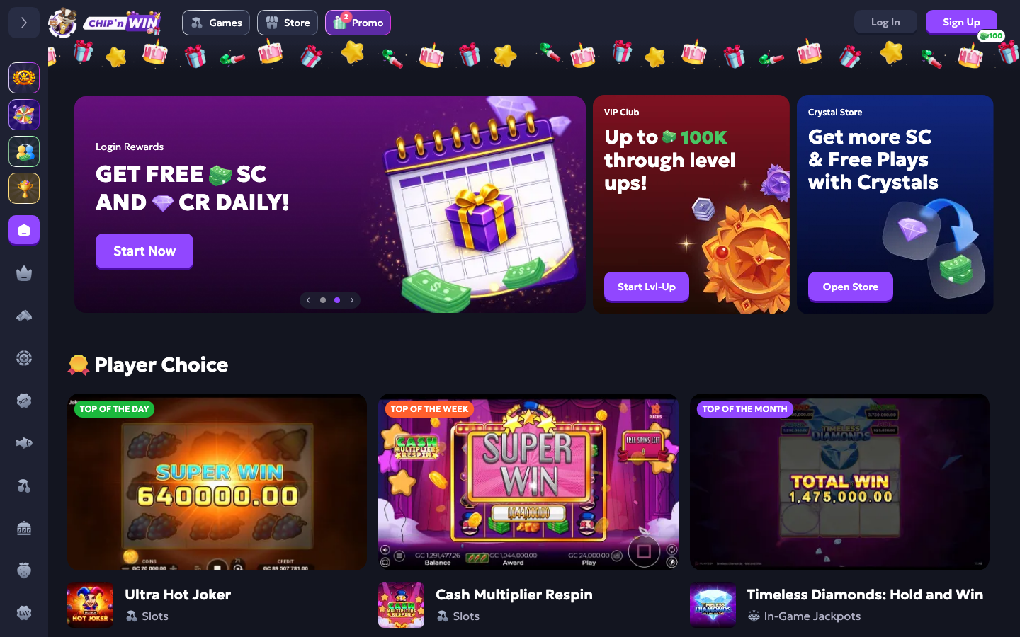 Chip N Win casino lobby