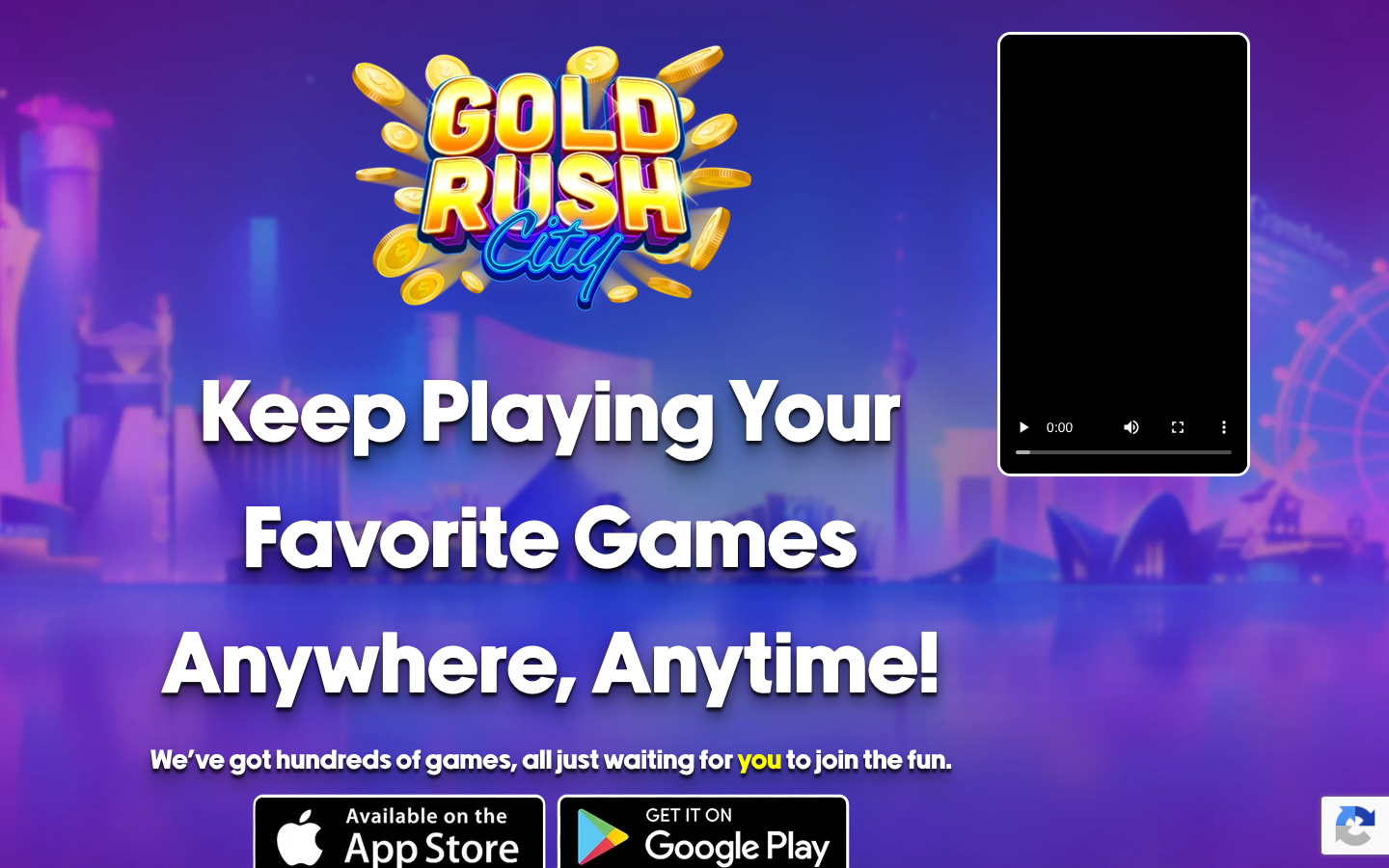 Gold Rush City lobby