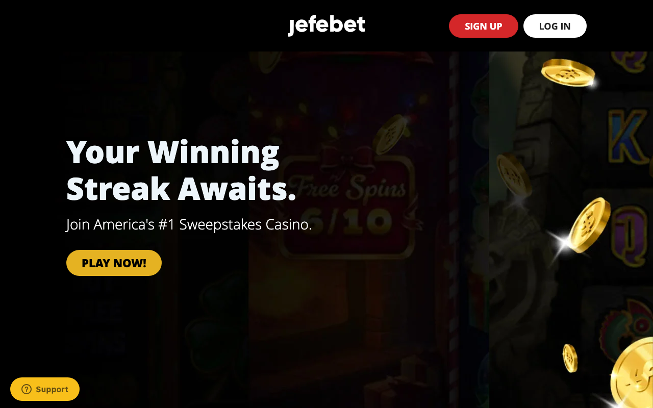 Jefebet casino lobby