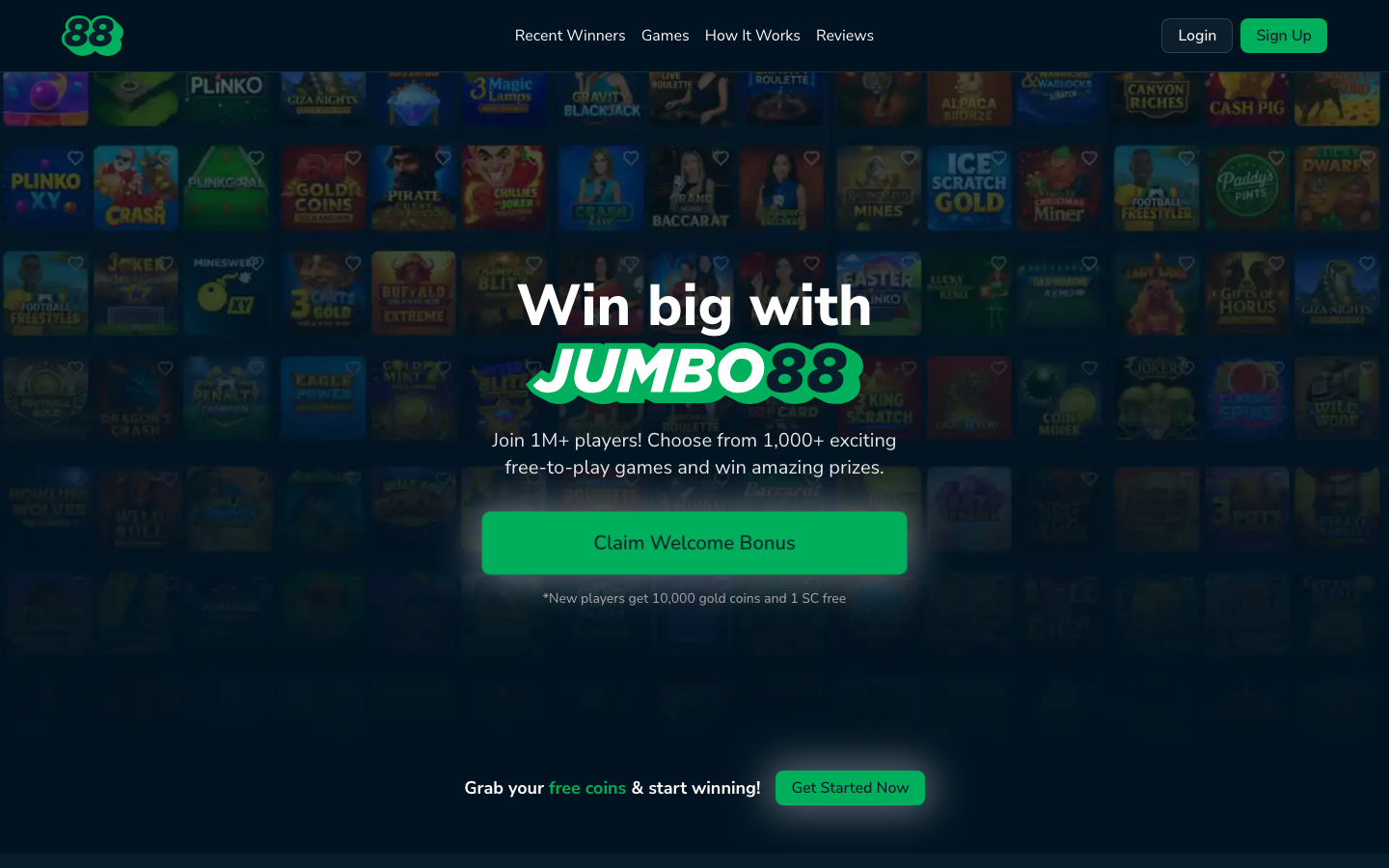 Jumbo88 casino lobby