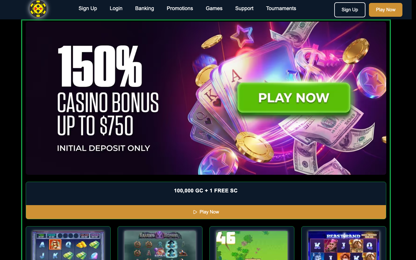 Lucky Bunny casino lobby