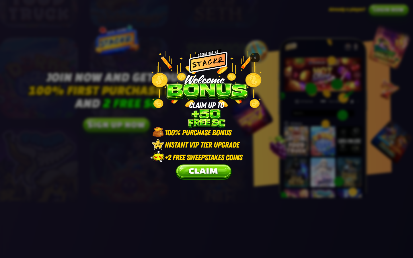 Stackr Casino casino lobby