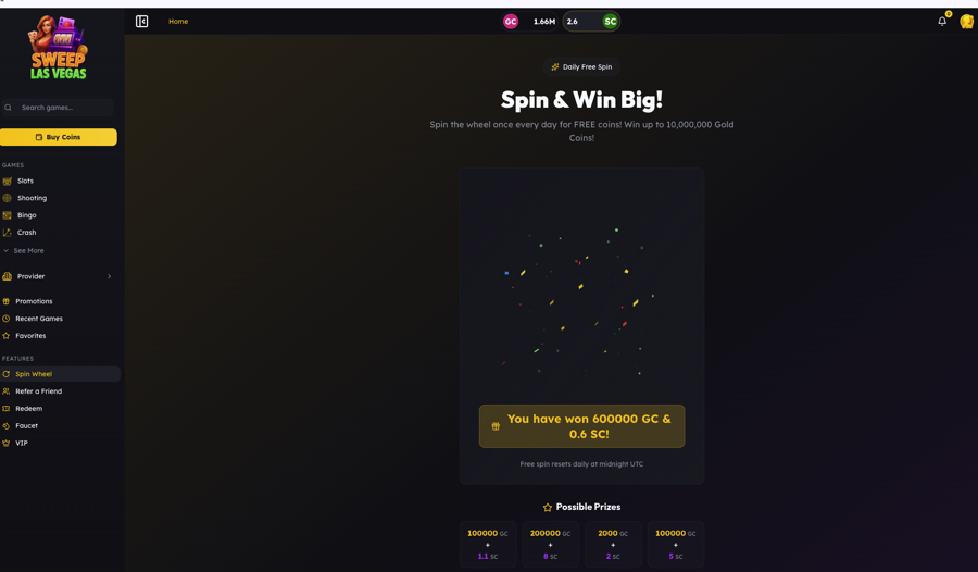 Where to claim the daily bonus